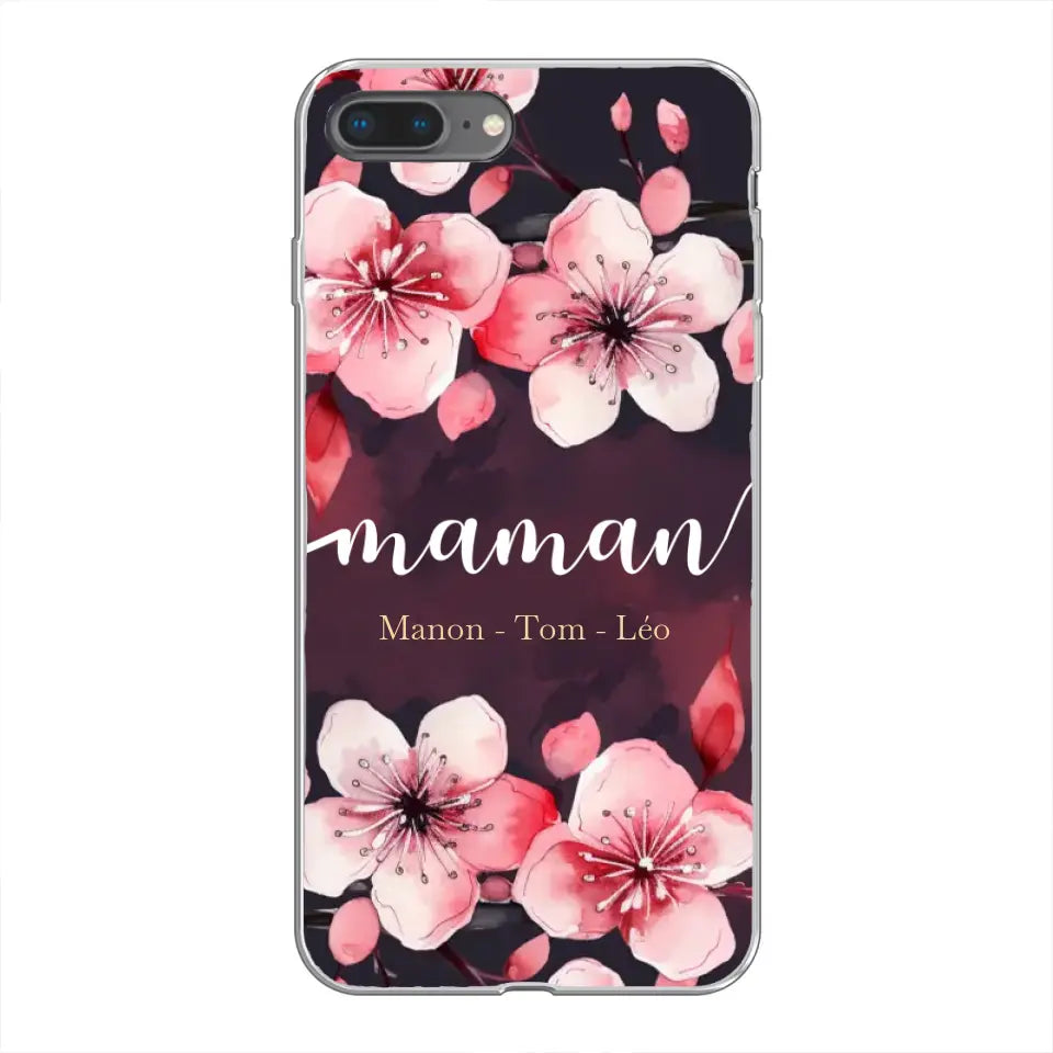 Amour des fleurs - Coque de téléphone personnalisée