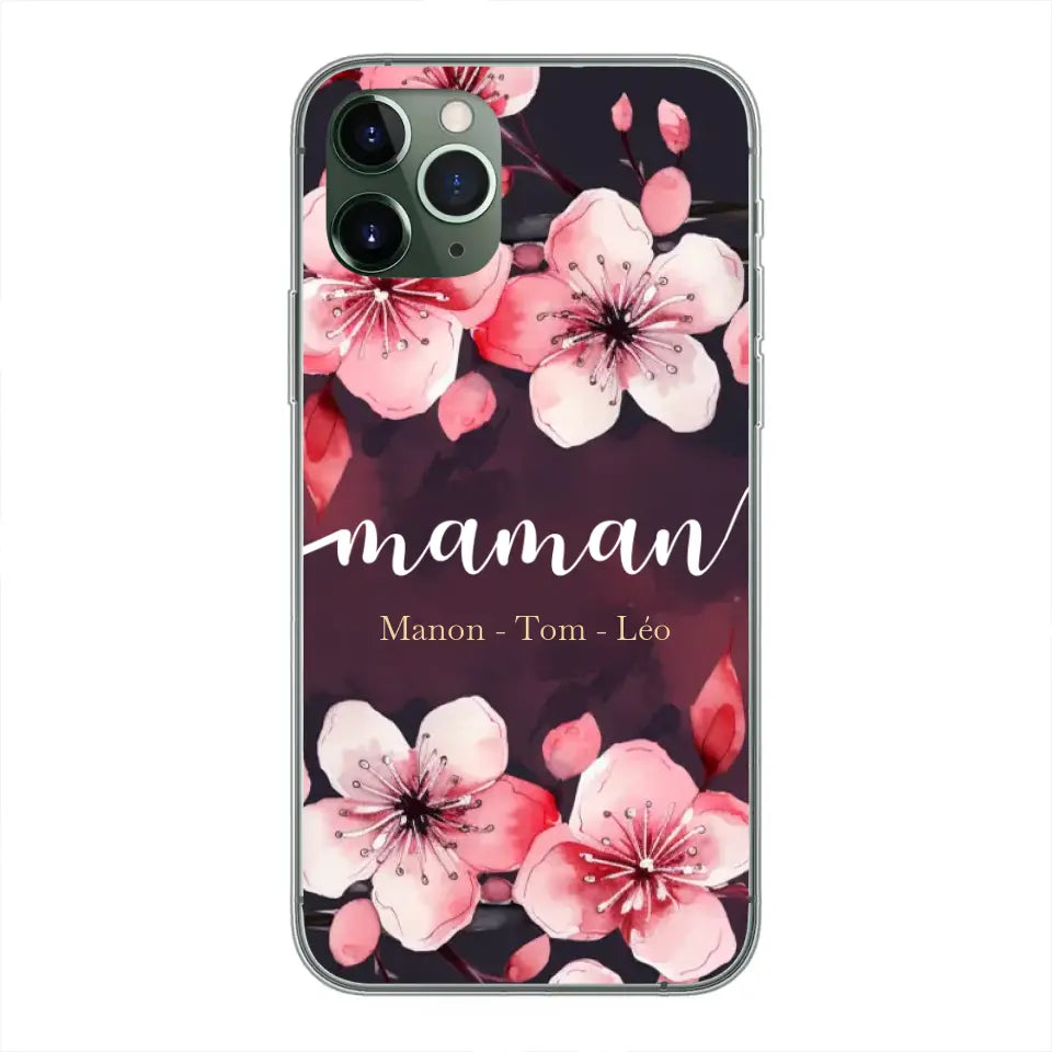 Amour des fleurs - Coque de téléphone personnalisée