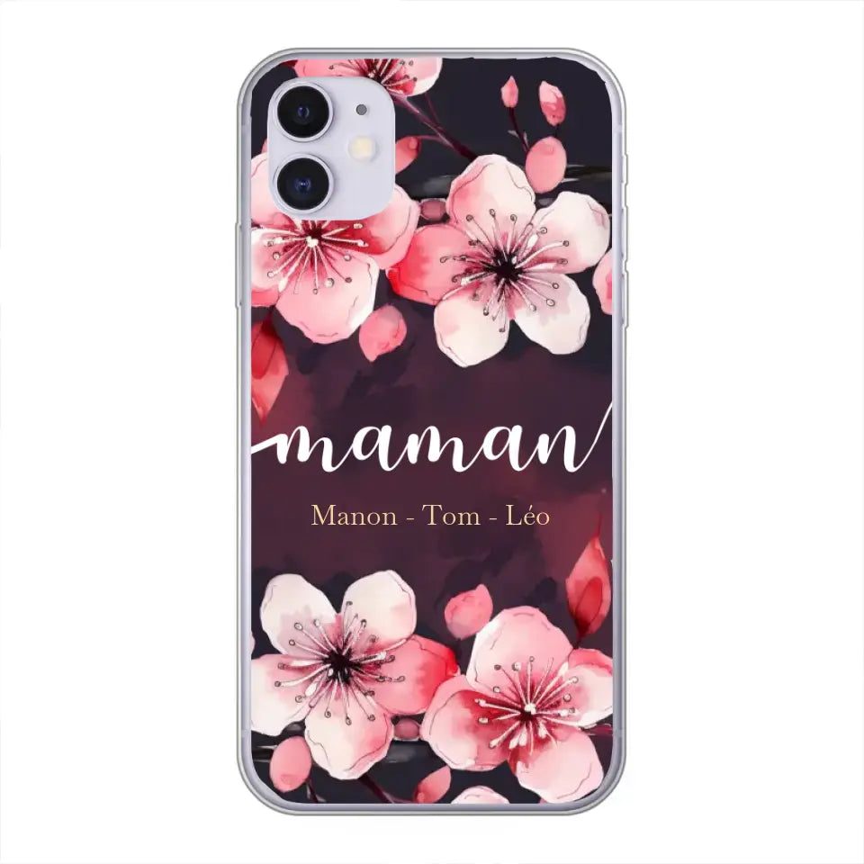 Amour des fleurs - Coque de téléphone personnalisée