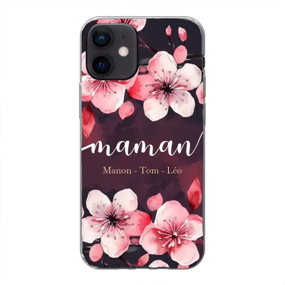 Amour des fleurs - Coque de téléphone personnalisée