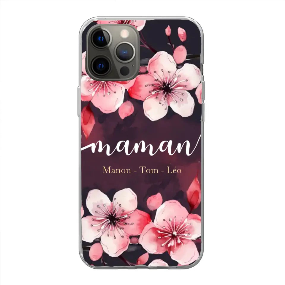 Amour des fleurs - Coque de téléphone personnalisée