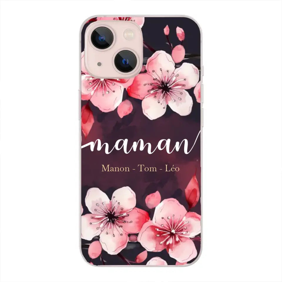 Amour des fleurs - Coque de téléphone personnalisée