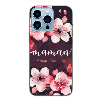 Amour des fleurs - Coque de téléphone personnalisée
