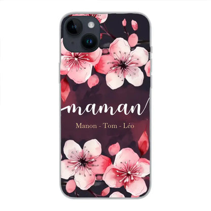Amour des fleurs - Coque de téléphone personnalisée