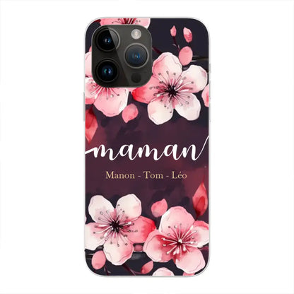 Amour des fleurs - Coque de téléphone personnalisée