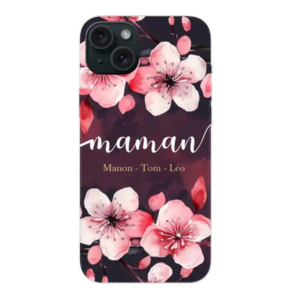 Amour des fleurs - Coque de téléphone personnalisée
