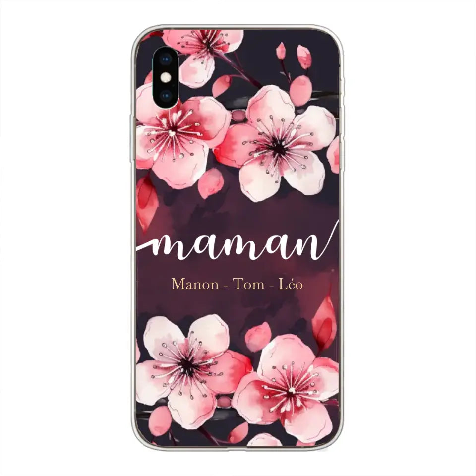 Amour des fleurs - Coque de téléphone personnalisée