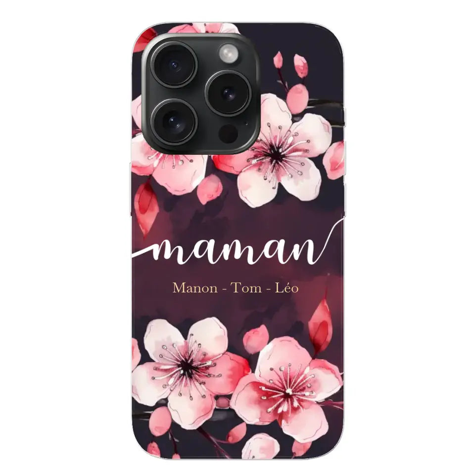 Amour des fleurs - Coque de téléphone personnalisée