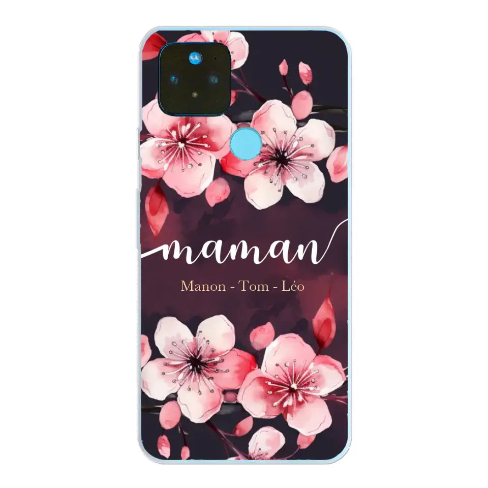 Amour des fleurs - Coque de téléphone personnalisée