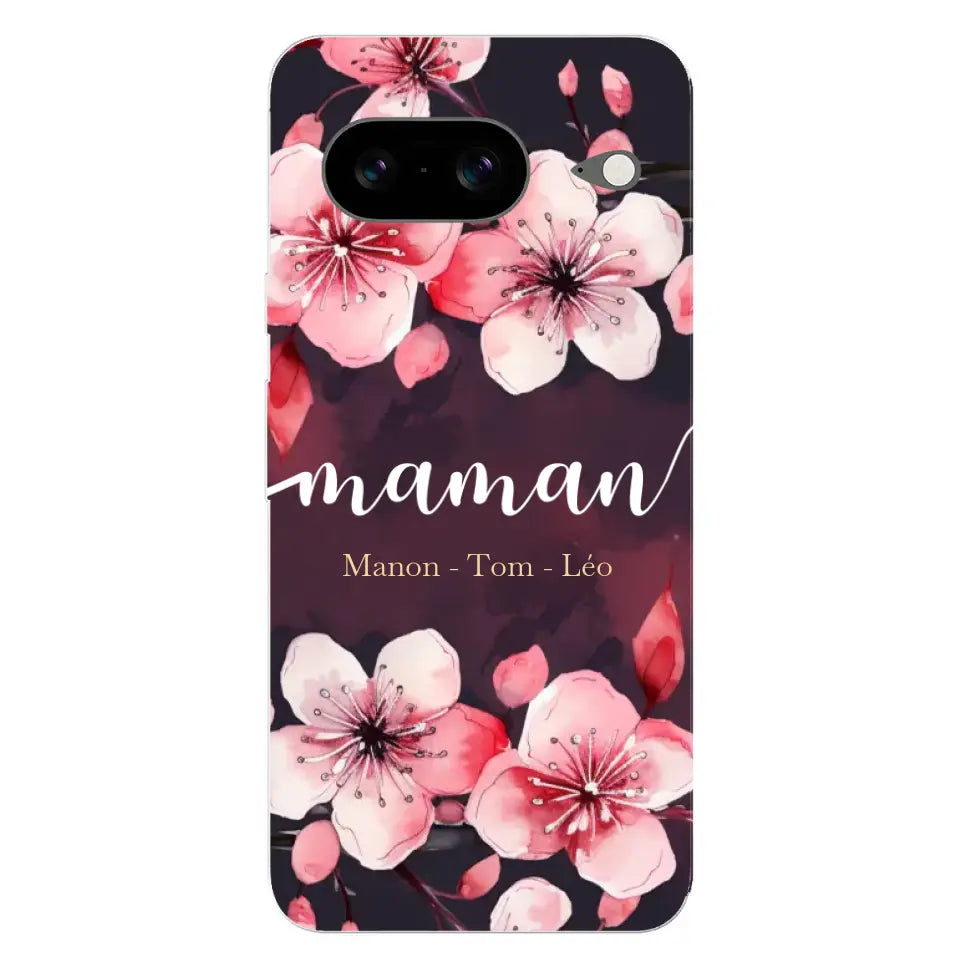 Amour des fleurs - Coque de téléphone personnalisée