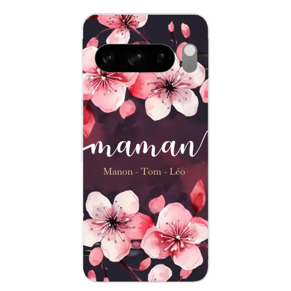 Amour des fleurs - Coque de téléphone personnalisée