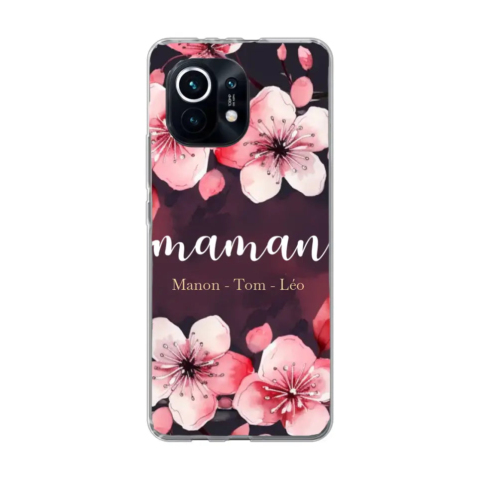 Amour des fleurs - Coque de téléphone personnalisée