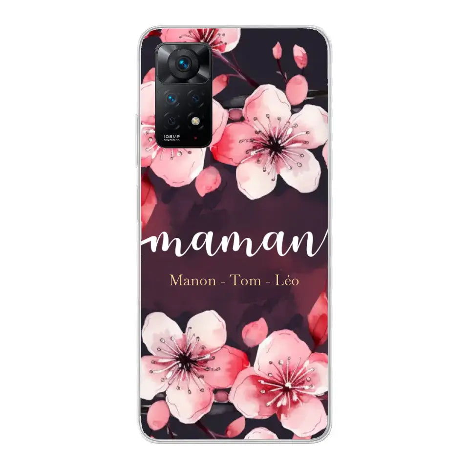 Amour des fleurs - Coque de téléphone personnalisée