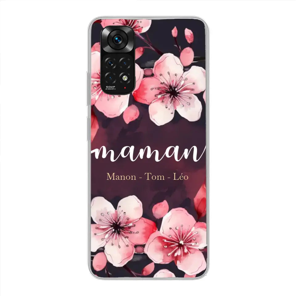 Amour des fleurs - Coque de téléphone personnalisée