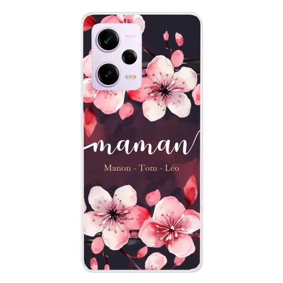 Amour des fleurs - Coque de téléphone personnalisée