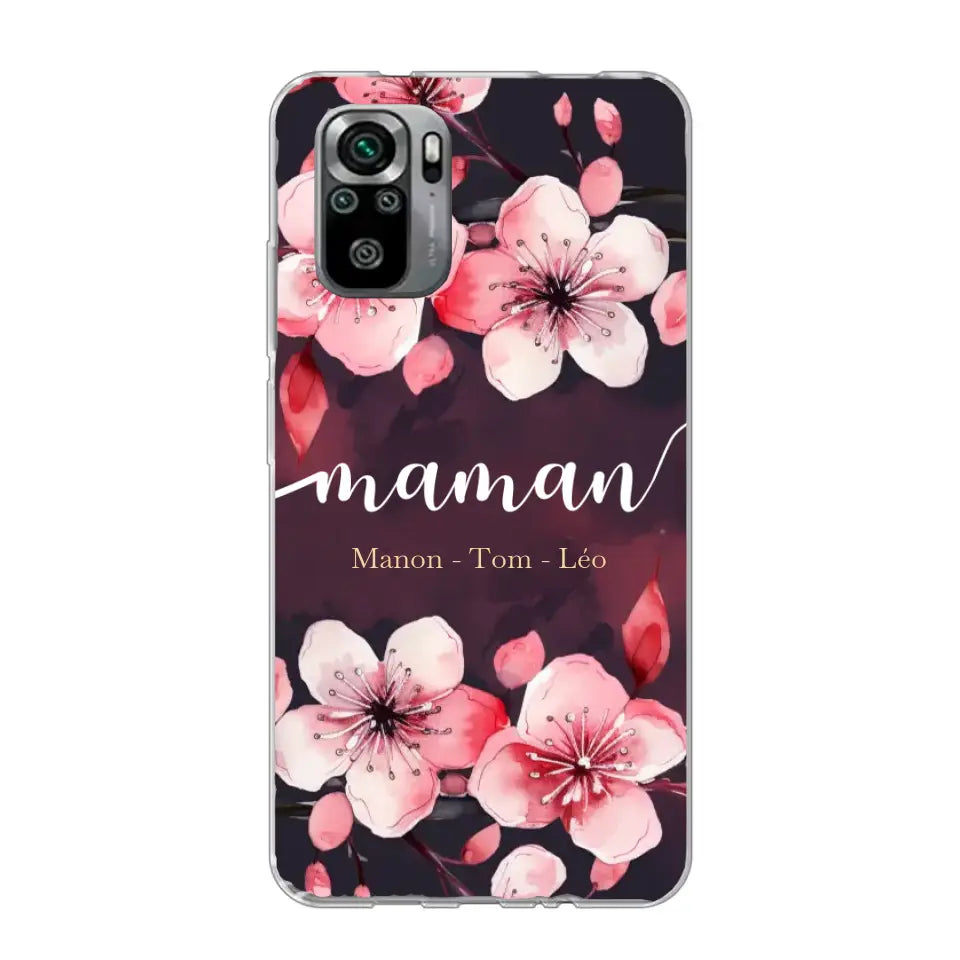 Amour des fleurs - Coque de téléphone personnalisée