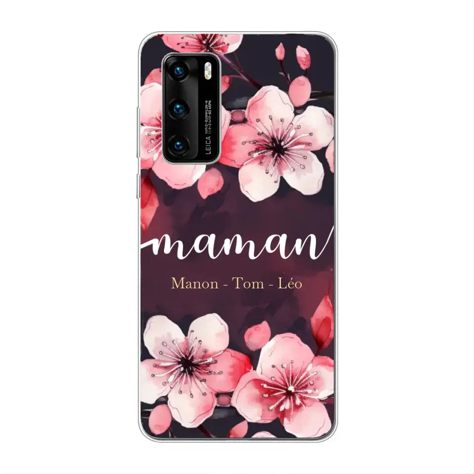 Amour des fleurs - Coque de téléphone personnalisée