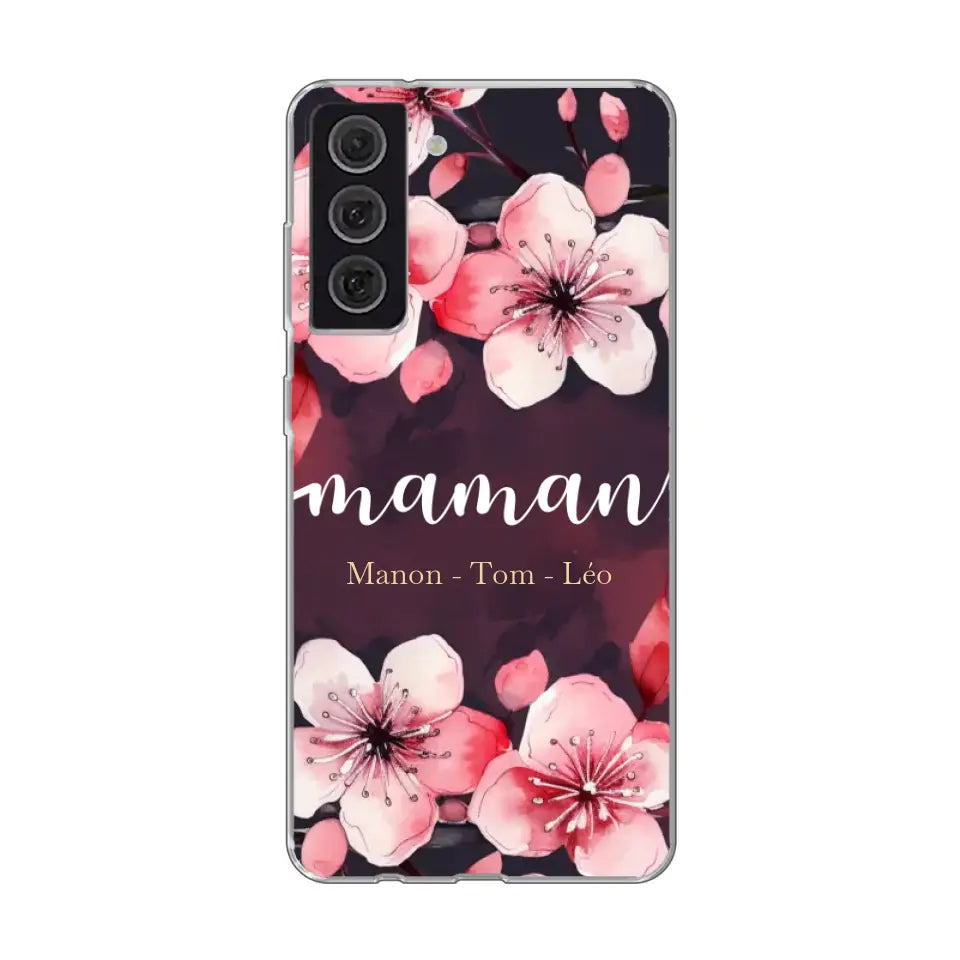 Amour des fleurs - Coque de téléphone personnalisée