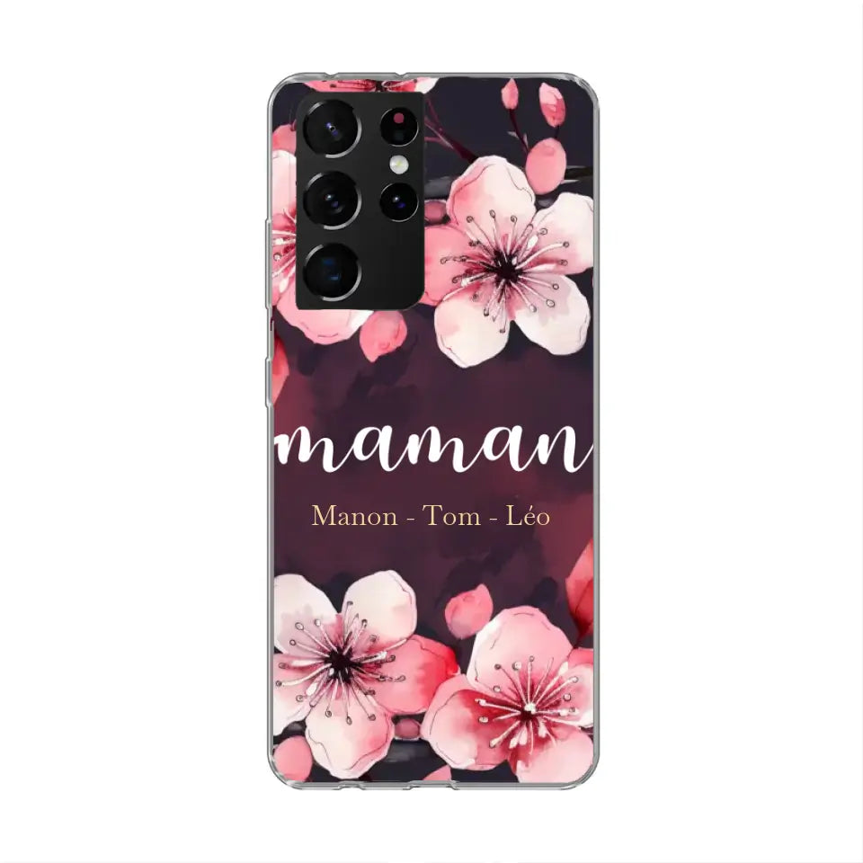 Amour des fleurs - Coque de téléphone personnalisée