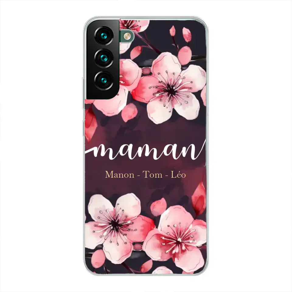 Amour des fleurs - Coque de téléphone personnalisée