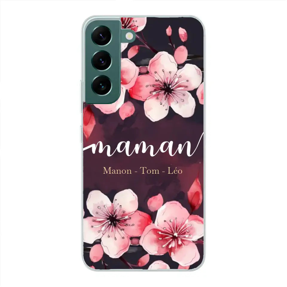 Amour des fleurs - Coque de téléphone personnalisée