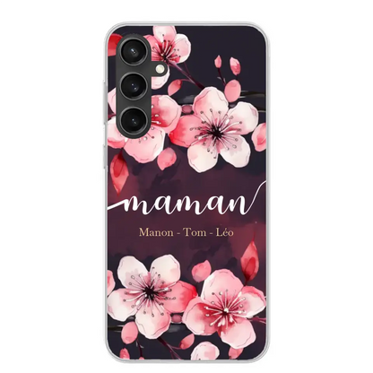 Amour des fleurs - Coque de téléphone personnalisée