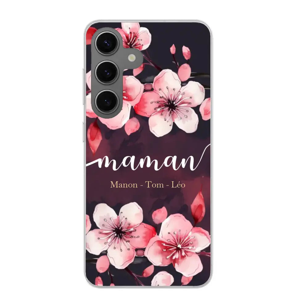 Amour des fleurs - Coque de téléphone personnalisée