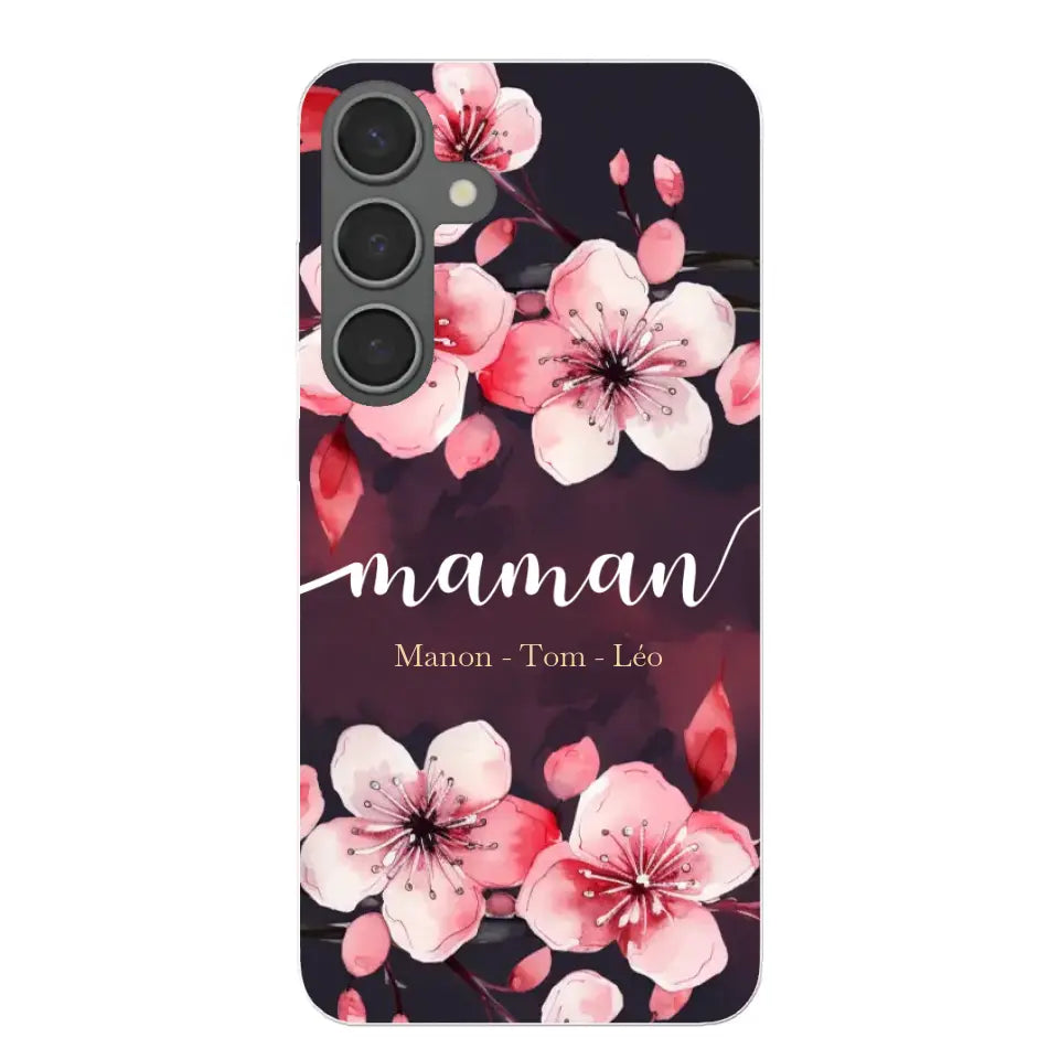 Amour des fleurs - Coque de téléphone personnalisée