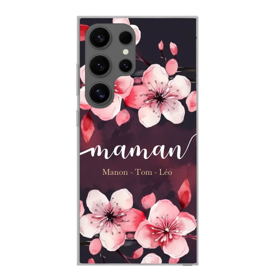Amour des fleurs - Coque de téléphone personnalisée