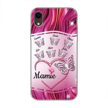 Papillons scintillants - Coque de téléphone personnalisée