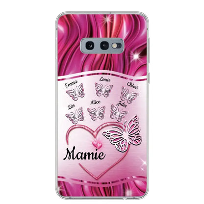 Papillons scintillants - Coque de téléphone personnalisée