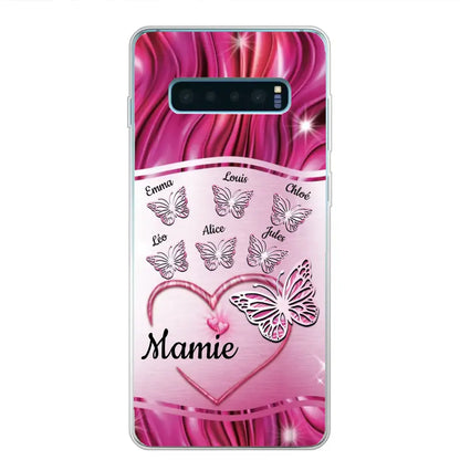 Papillons scintillants - Coque de téléphone personnalisée