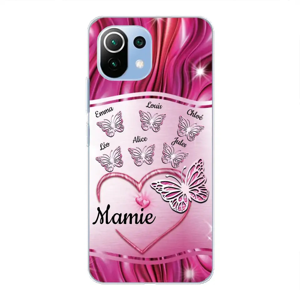 Papillons scintillants - Coque de téléphone personnalisée