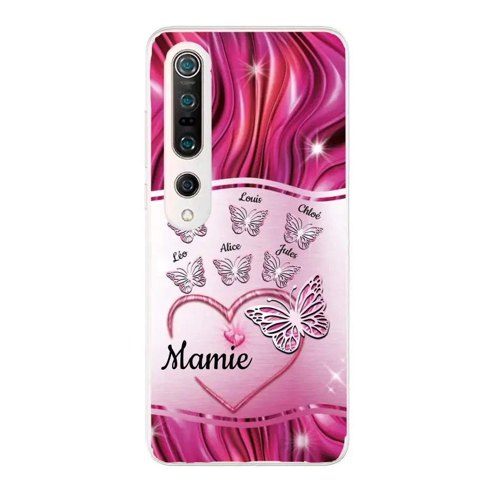 Papillons scintillants - Coque de téléphone personnalisée