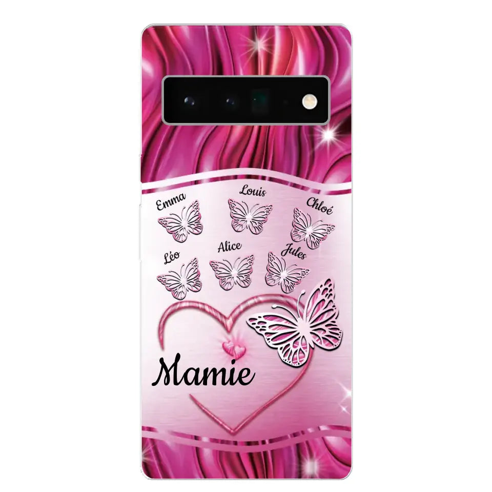 Papillons scintillants - Coque de téléphone personnalisée