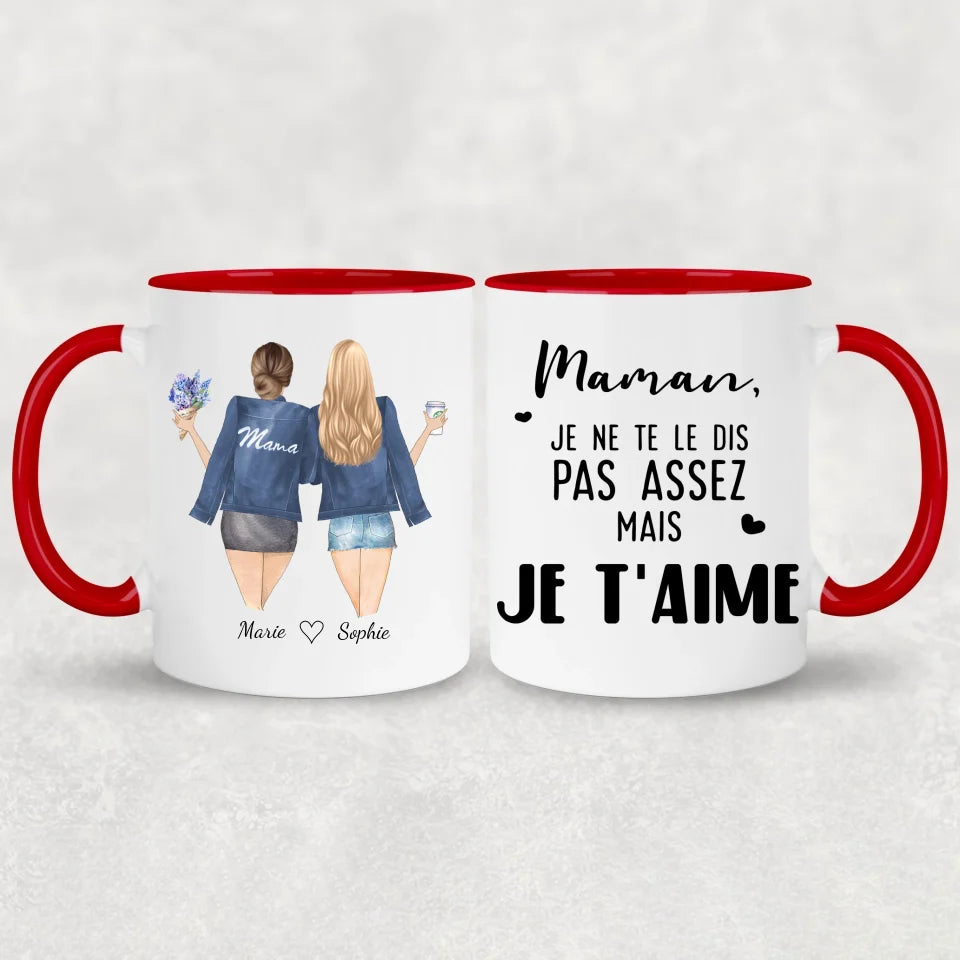 Mère et fille - Mug personnalisé