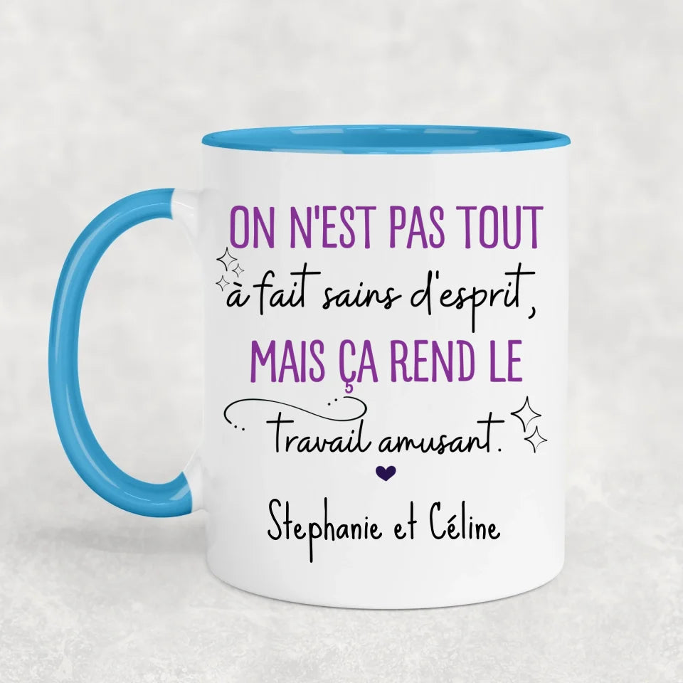 Pas tout à fait normal - Mug personnalisé