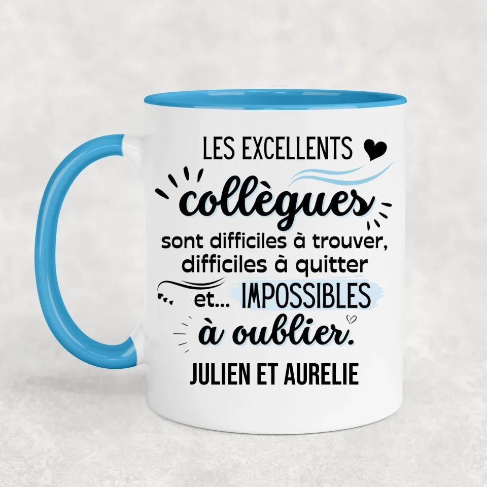 Les excellents collègues - Mug personnalisé