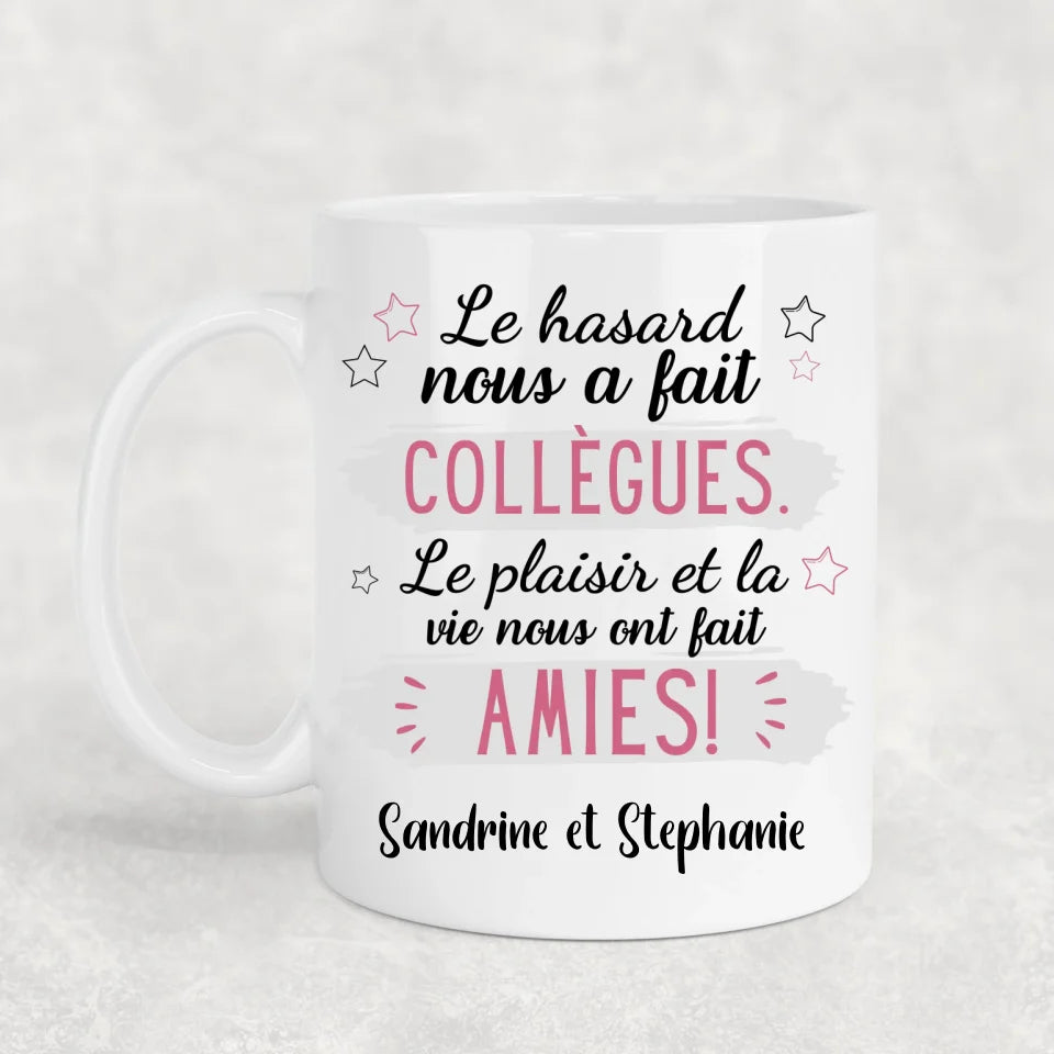 De collègues à amies - Mug personnalisé