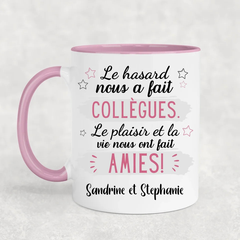 De collègues à amies - Mug personnalisé