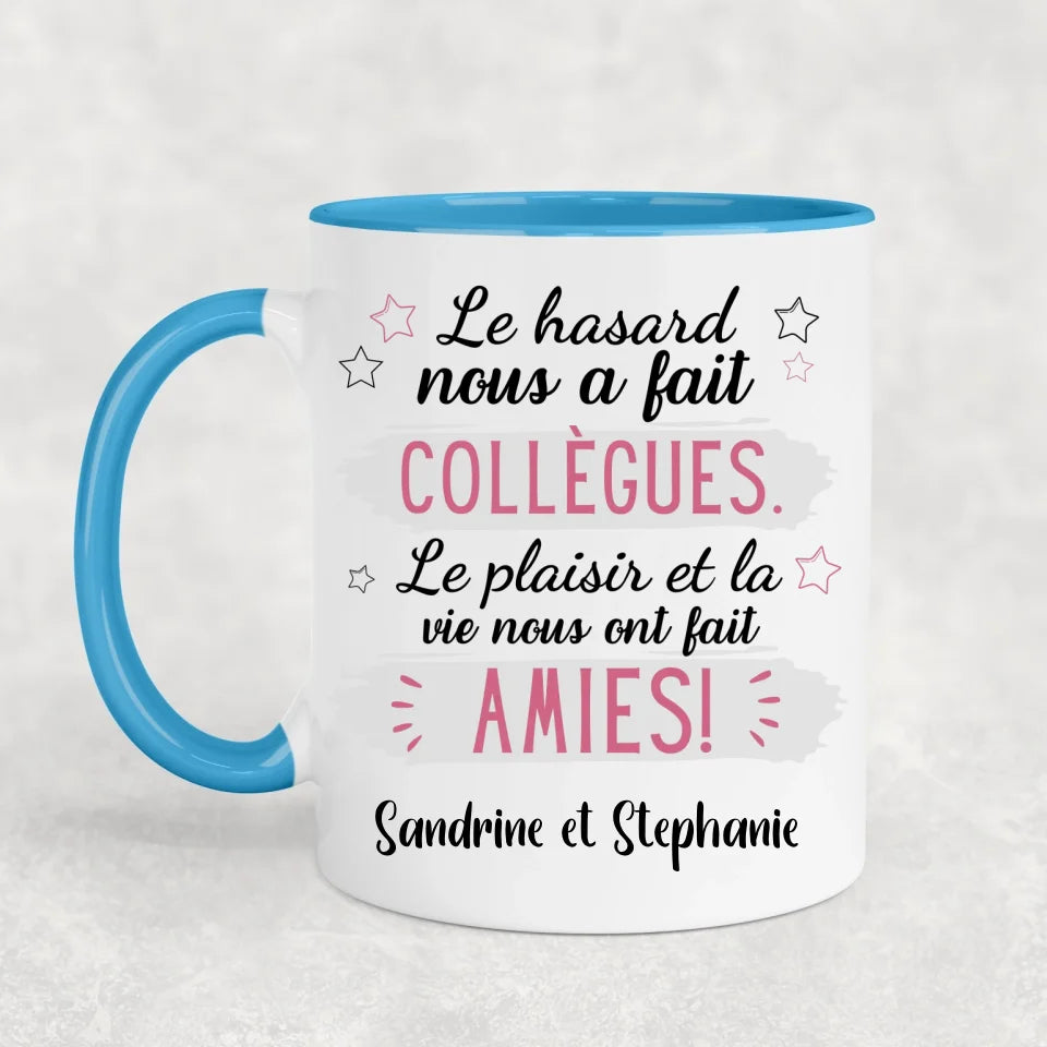 De collègues à amies - Mug personnalisé