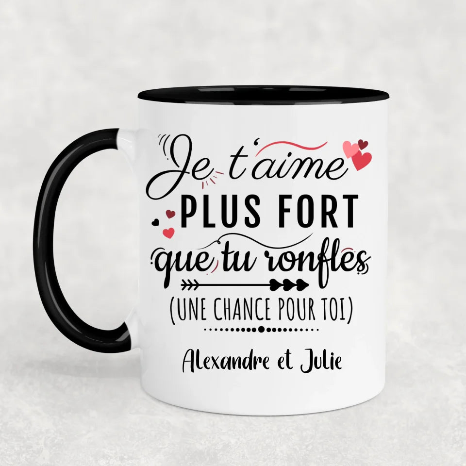 Tu ronfles - Mug personnalisé