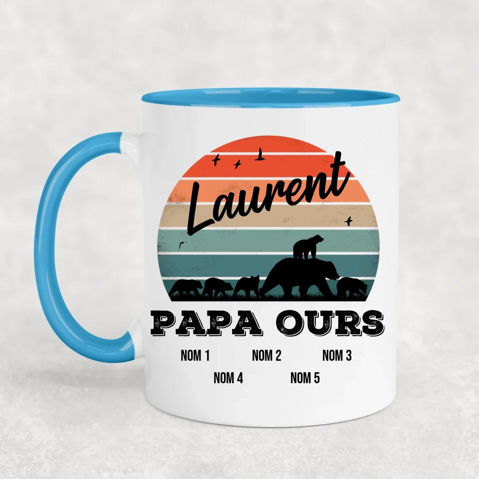 Famille d'ours - Mug personnalisé