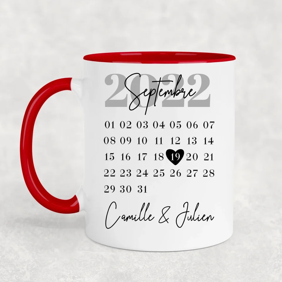 Un jour spécial - mug personnalisé