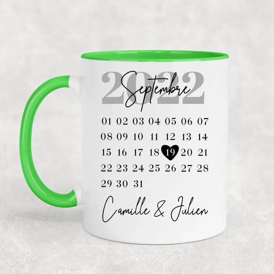 Un jour spécial - mug personnalisé