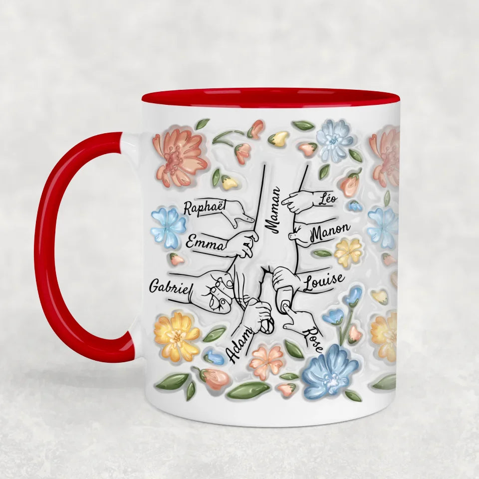 Fleurs - Mug personnalisé
