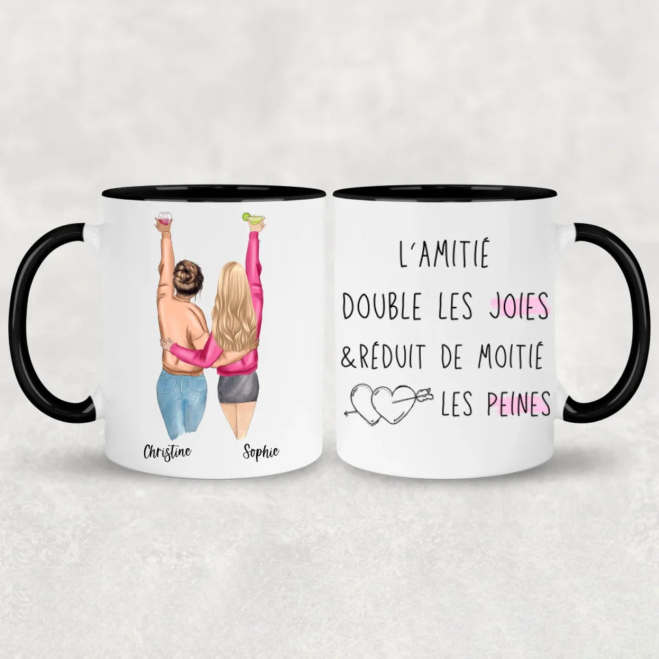 Meilleures amies - Mug personnalisé