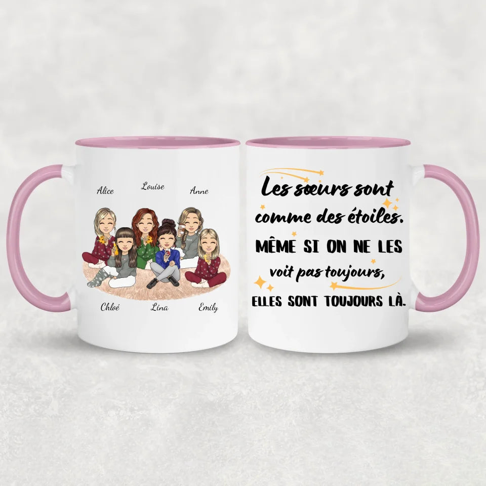 Amies de cœur - Mug personnalisé