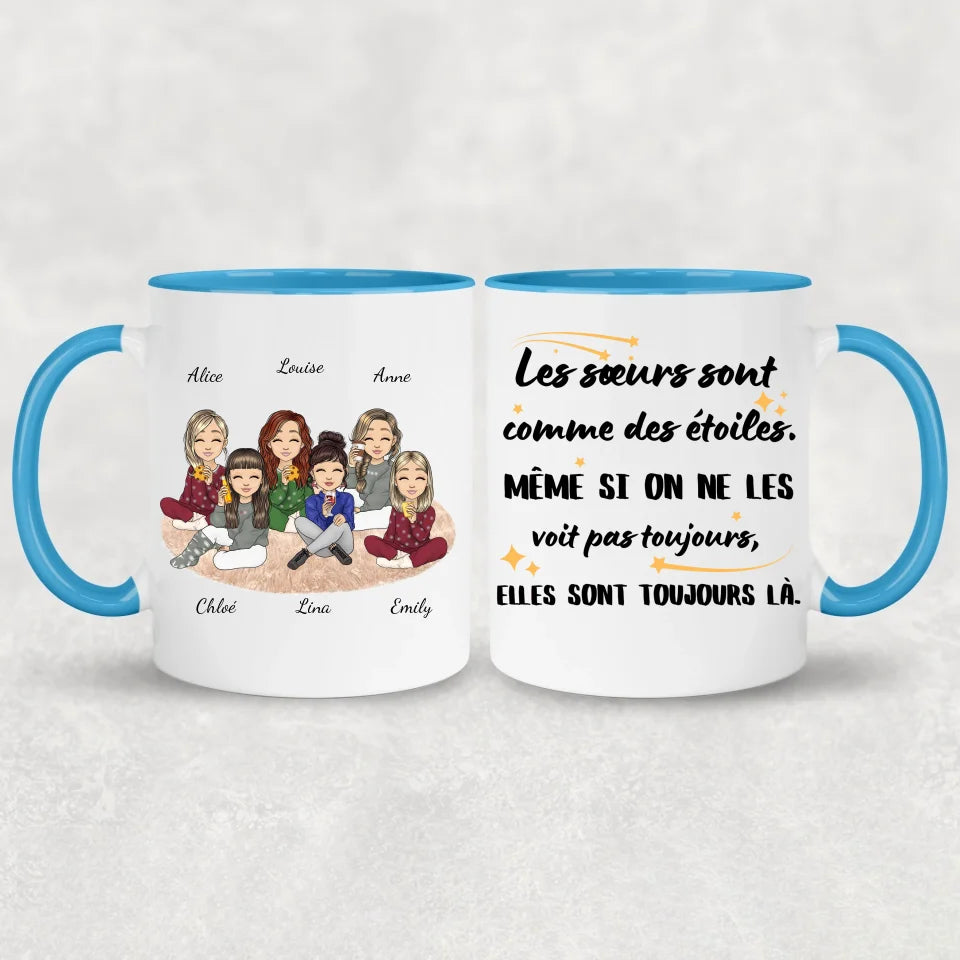 Amies de cœur - Mug personnalisé