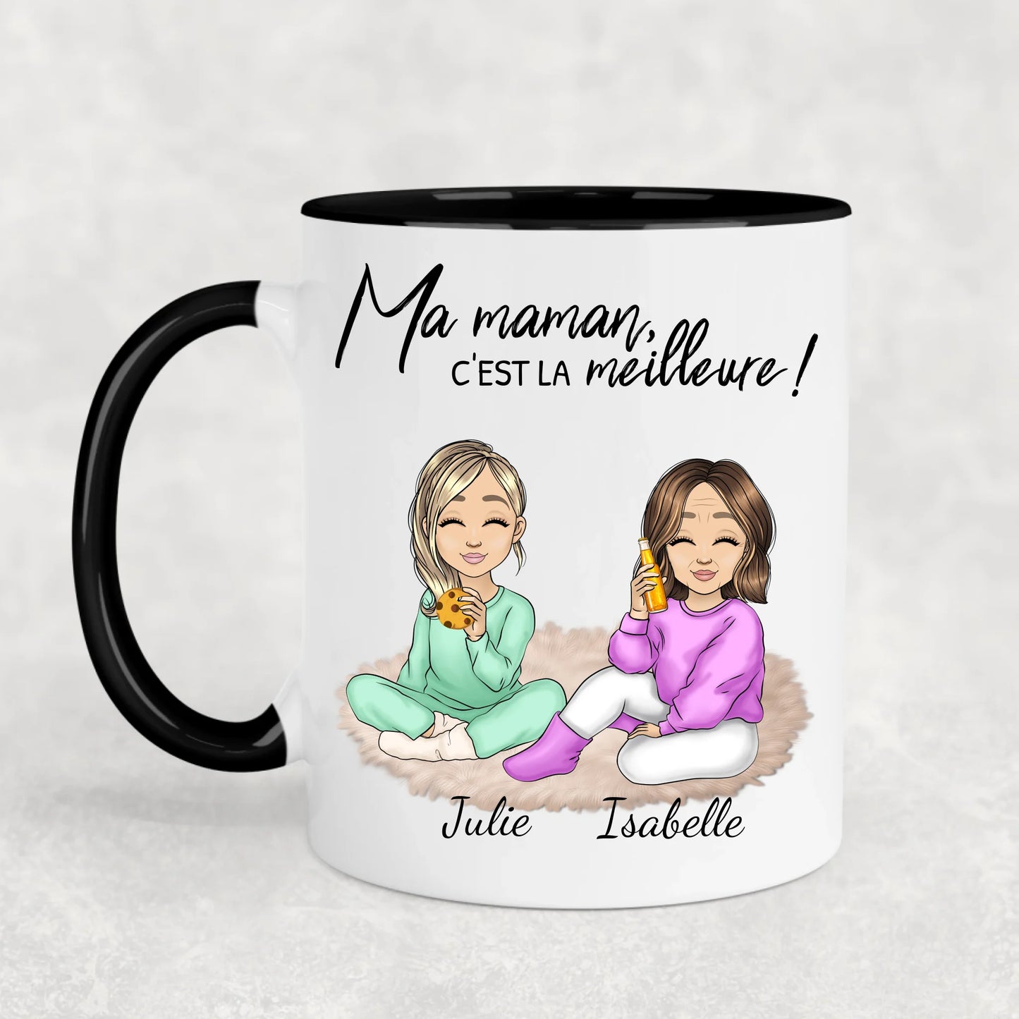 Maman est toujours là - Mug personnalisé